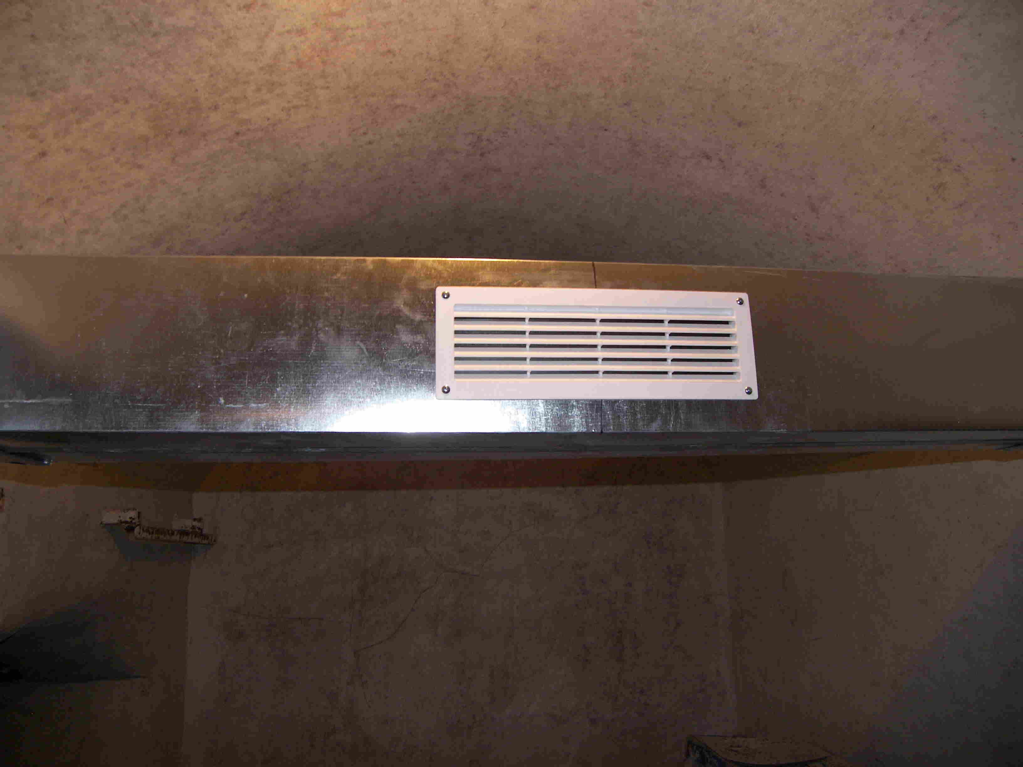 Фрагмент вентиляционной системы в казематах